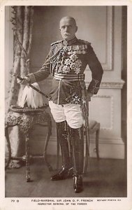 British Field Marshall Sir John D. P. French, Real Photo Postcard