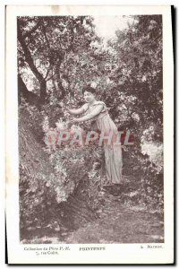 Old Postcard Photography Matthew Spring Woman