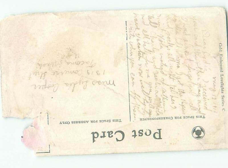 Pre-Linen COUPLE INSIDE LIGHTBULB - PROBABLY THOMAS EDISON BULB AB7448