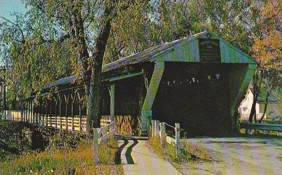 Ohio Newton Falls Only Remaining Covered Bridge In Trumbull County