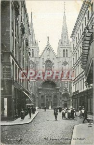 Old Postcard 38.Lyon. The Eglse St Nixier