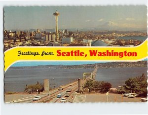 Postcard Greetings from Seattle, Washington