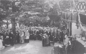 Real Photo Postcard Of Franz Joseph At Outdoor Religious Ceremony