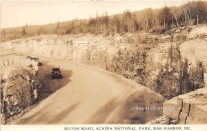 Motor Road in Bar Harbor, Maine