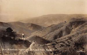 KwaZulu-Natal South Africa Mist Mtns Valley of a 1000 Hills real photo pc Z16643