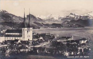 Switzerland Luzern und die Alpen Real Photo