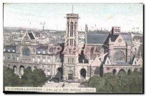 Postcard Old St Germain l'Auxerrois Edits by the Bon Marche Paris