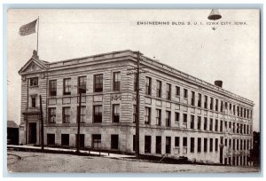 1909 View Of Engineering Building S. U. I., Iowa City, Iowa IA Antique Postcard