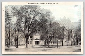 IN Auburn Indiana McIntosh High School Postcard G41