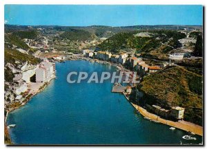 Old Postcard Corsica Island Paradise summer beauty Bonifacio Aerial View General