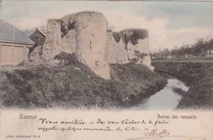 Belgium Tournai Ruines des remparts 1904