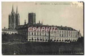 Old Postcard Countances The Lycee and the Cathedral