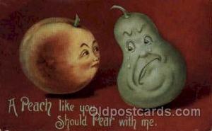 Fantasy Postcard Post Card  A Peach like you