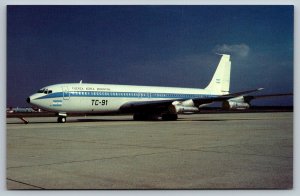 VIntage Airline Airplane Postcard - Fuerza Aerea Argentina - Boeing B 707