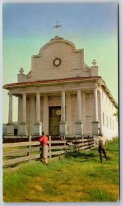 Union Oil Co~Idaho~Cataldo Mission Bldg Exterior View~Colonial~Vintage Postcard