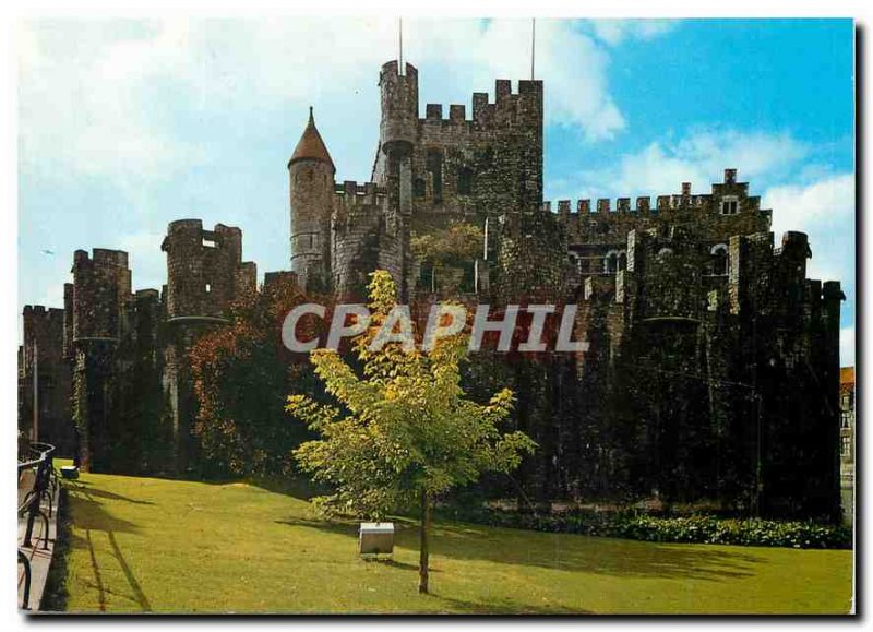 Postcard Modern Gent Ghent Hets Gravenkasteel The Castle of the Counts