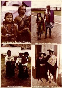 ecuador, Indios Ecuatorianos Los Colorados, Jivaros & Lojanos y Las Otavalos