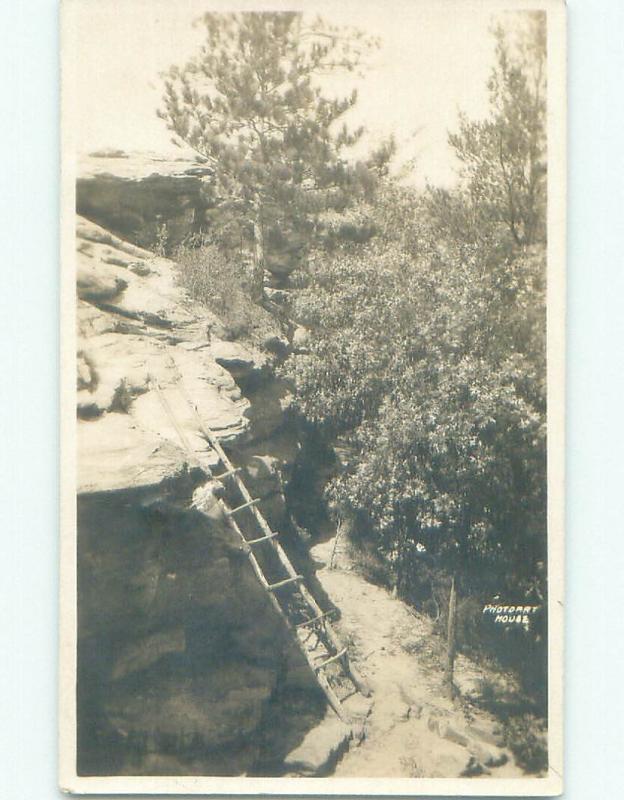 1930's rppc NICE VIEW Postmarked Camp Douglas - Near Tomah Wisconsin WI i8415