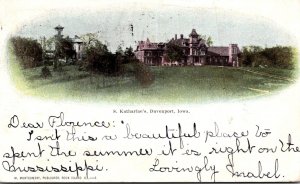 Iowa Davenport St Katherine's 1906