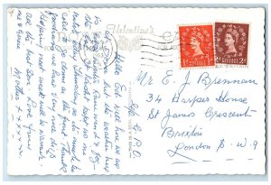 1963 Dover Multi-view Beach Harbor Castle United Kingdom RPPC Photo Postcard