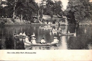 Indiana Richmond View In Glen Miller Park 1908