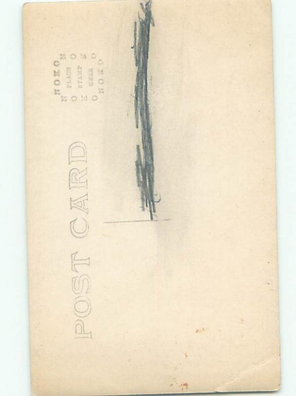 Old rppc BUILDING SCENE Architecture Postcard AB1068