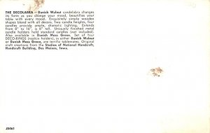 The Decolabra - Danish Walnut Studios of National Handcraft, Des Moines, IA C...