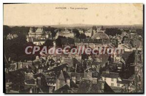Old Postcard Alencon Panoramic