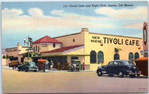 Postcard - Tivoli Cafe and Night Club - Ciudad Juárez, Mexico