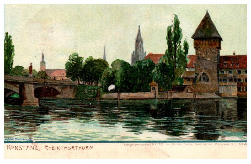 Germany  Konstanz Rheinthorthurm