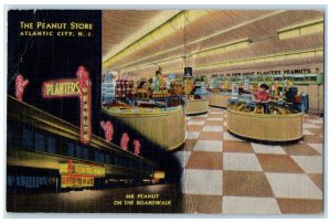 c1940 Peanut Store Home Mr. Peanut Atlantic City New Jersey NJ Vintage Postcard