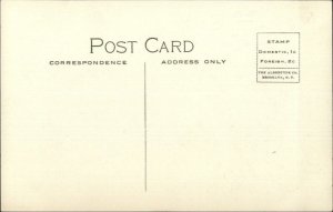 Bradford PA Auerhaim Building c1910 Hand Colored Postcard