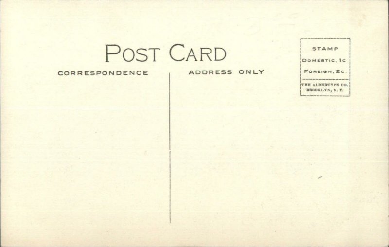 Bradford PA Auerhaim Building c1910 Hand Colored Postcard