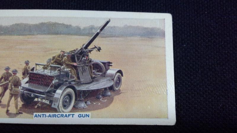 Godfrey Phillips Cigarette Card No 16 This Mechanized Age Anti Aircraft Gun