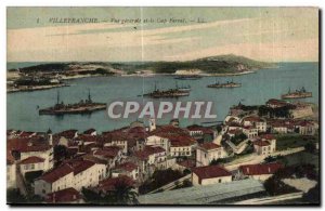 Old Postcard General view Villefranche and Cap Ferrat Charter