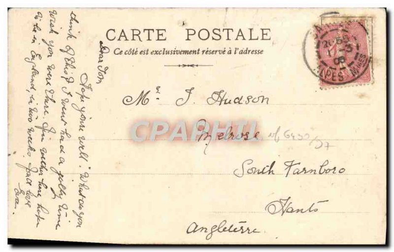 Old Postcard Cannes Carnival