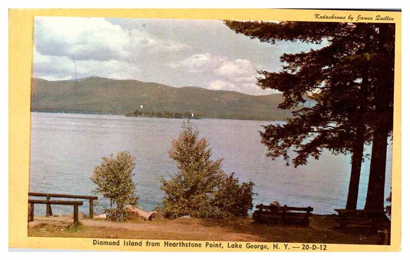 Postcard WATER SCENE Lake George New York NY AQ0498