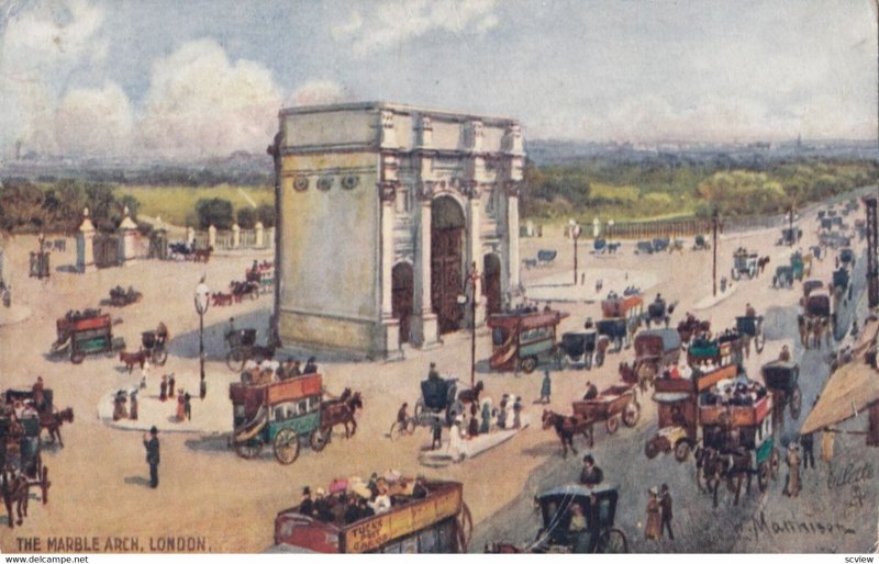 LONDON, England, 1908; The Marble Arch, TUCK 7845