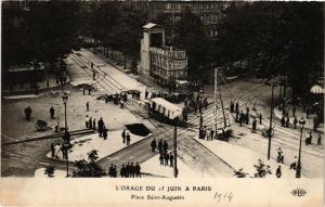 CPA L'ORAGE DU 15 JUIN a PARIS (8e) La Place St-Augustin (199900)