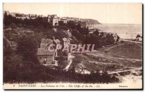 Old Postcard Saint Cast Cliffs of the Island The Cliffs of the Island