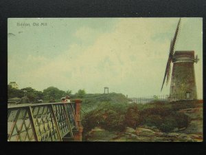 Merseyside Birkenhead BIDSTON The Old Windmill c1906 Postcard by Harrop's Ltd