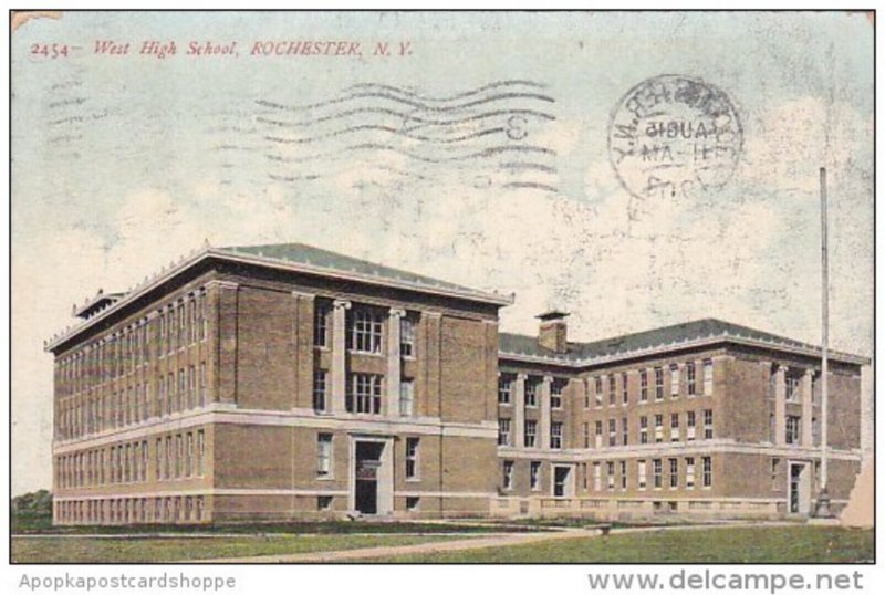 New York Rochester West High School 1907