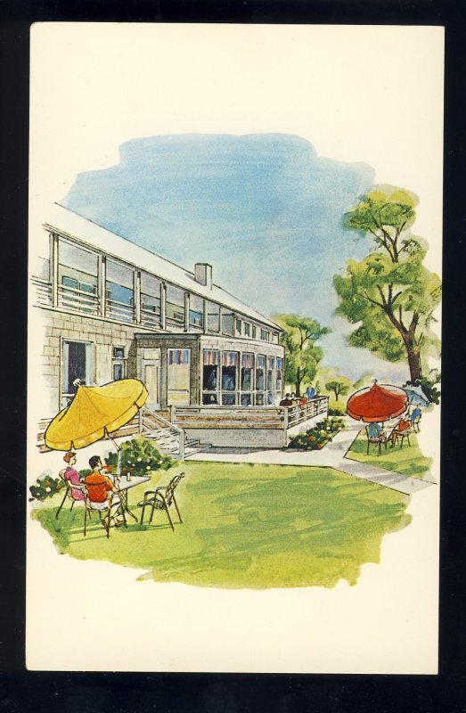 Nantucket, Massachusetts/MA Postcard, White Elephant Resort, Patio, Cape Cod