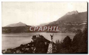 Old Postcard Talloires Annecy and Chateau