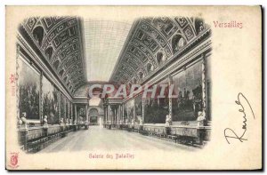 Postcard Old Versailles Gallery battles