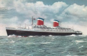 Ocean Liner Steamer SS United States Largest Most Luxurious Ship US Built pm1962