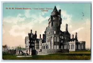 1915 Sir H.M. Pellatt's Residence Casa Roma Toronto Canada Postcard