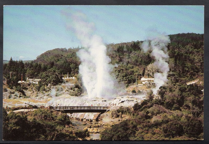 New Zealand Postcard - Geysers, Whakarewarewa, Rotorua  LC3961