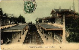 CPA FONTENAY-sous-BOIS - Quai de la Gare (211361)