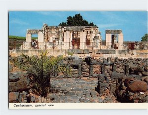 Postcard Ruins of the Ancient Synagogue Capharnaum Israel